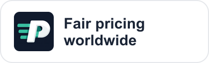 Fair pricing worldwide, by PricePush