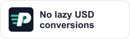 No lazy USD conversions, by PricePush